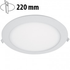 Φωτιστικό LED Στρογγυλό Χωνευτό 24W 230V 2400lm 3000K Θερμό φως 5216